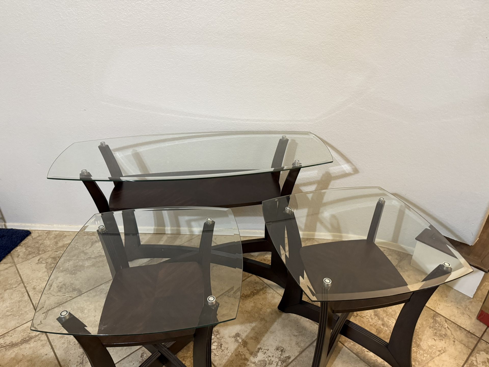 Glass Table Set