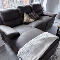 Sectional Sofa With Chaise-Recliner Feature (ONLY $300!)