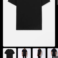 COLIN SHORT SLEEVE TEE | BLACK CHEST LOGO