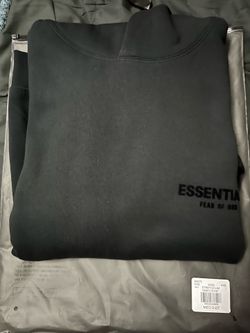 40$ essentials hoodie, Black, Medium and large