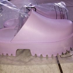 Light Purple Platform Women Shoes