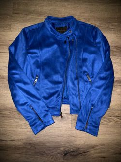Banana Republic Women’s (Small) Blue Suede Jacket - Excellent Condition!