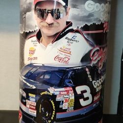 Vintage Dale Earnhardt #3 GM Goodwrench Plus Service Racing Trash Can 19" Tall