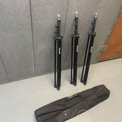 Trimax light stands for photography or video filmmaking
