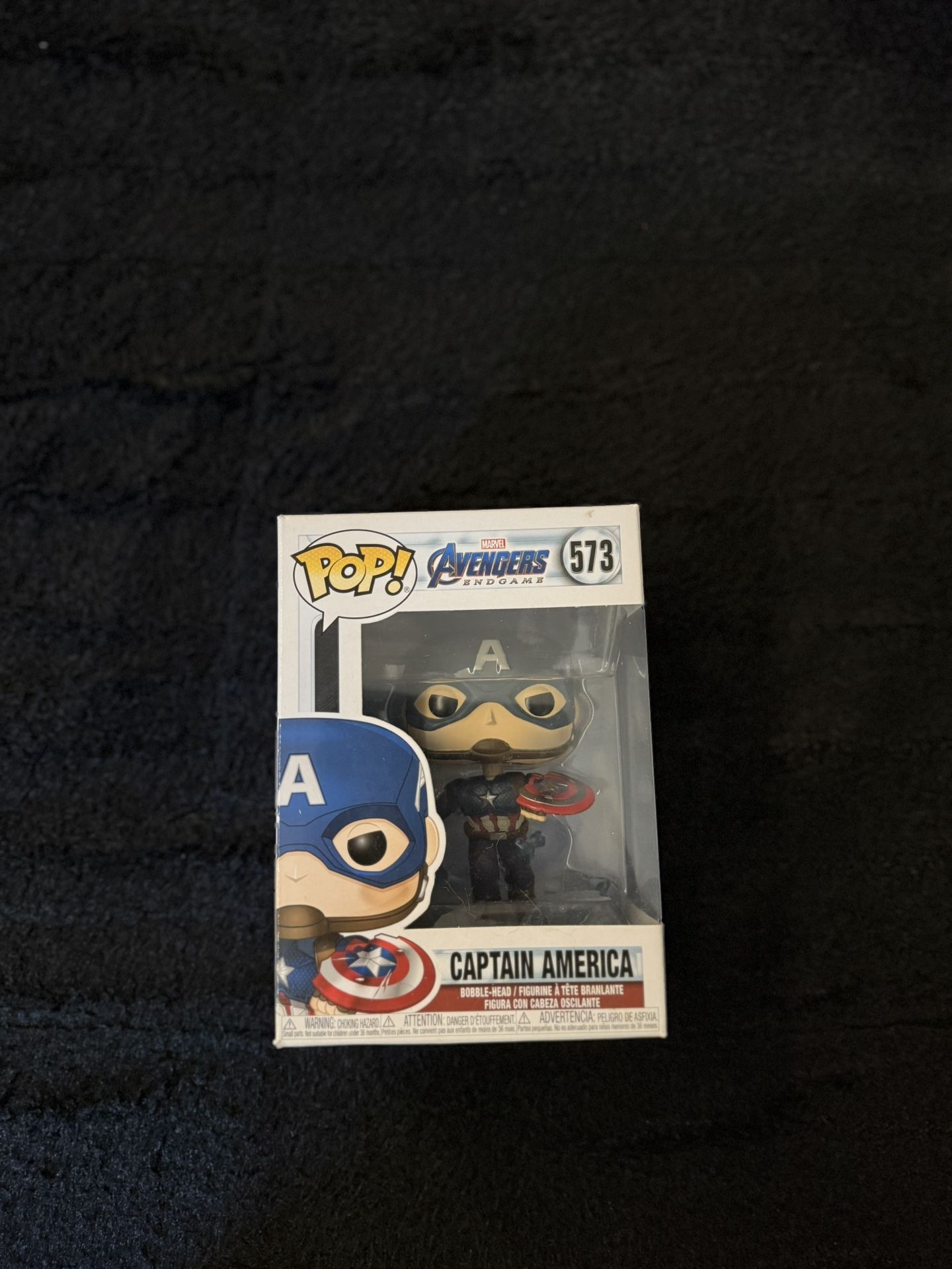 Funko Pop! Marvel: Avengers Endgame - Captain America w/ Broken Shield & Mjoini