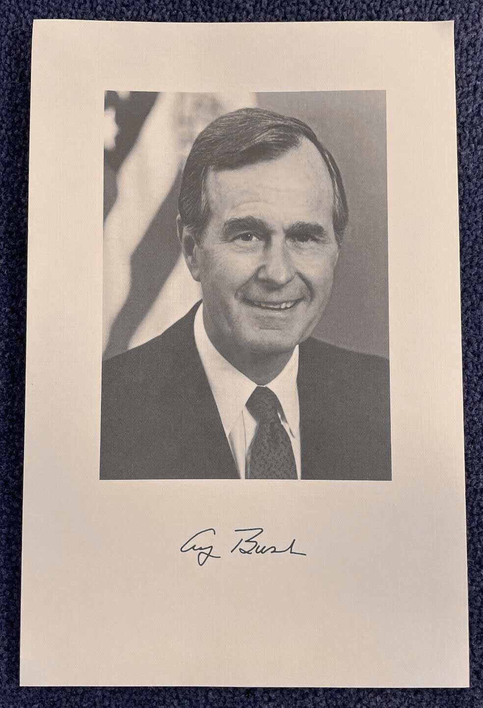 VINTAGE President H.W. BUSH Signed photo RARE for Sale in Jersey