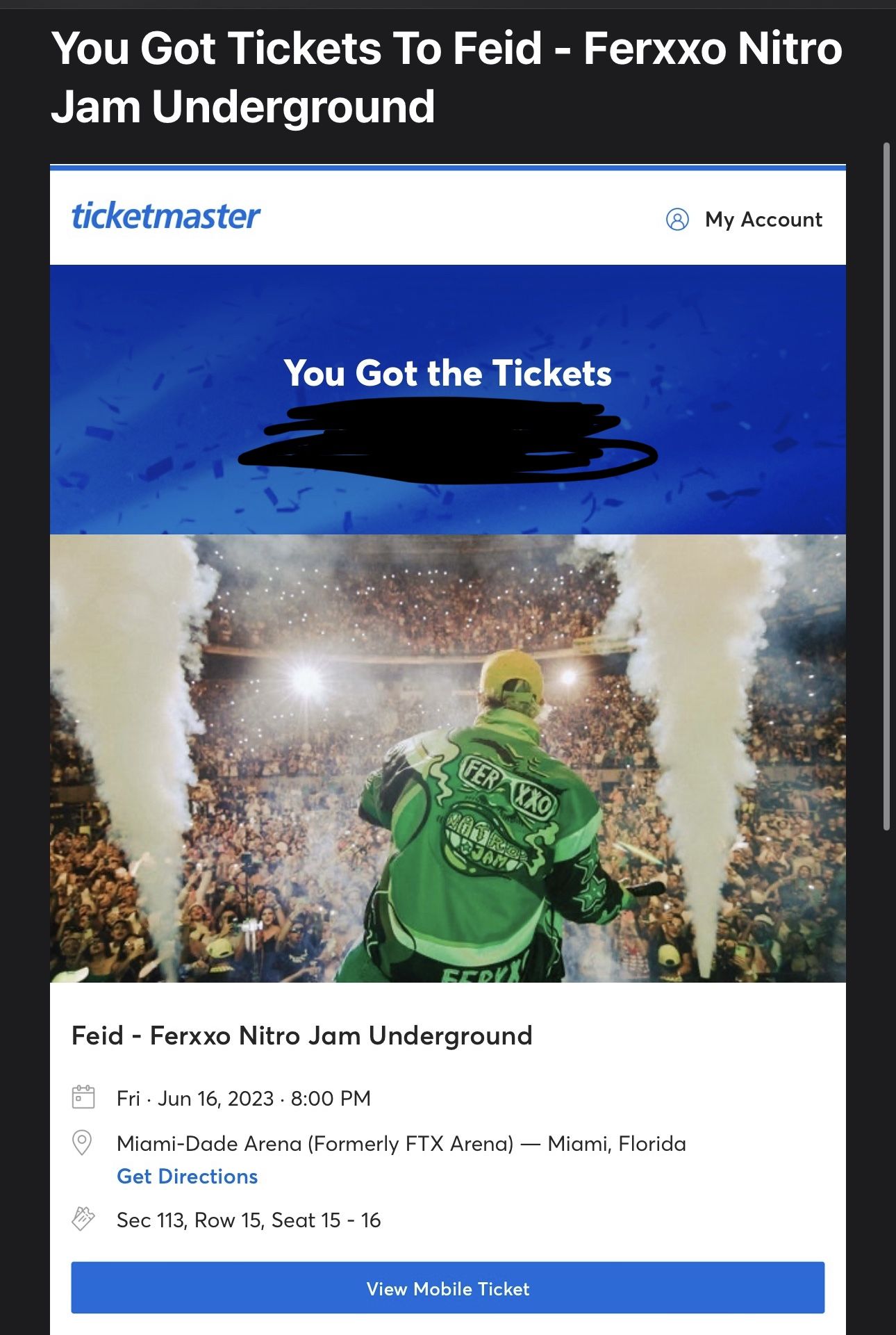 Feid Concert Tickets