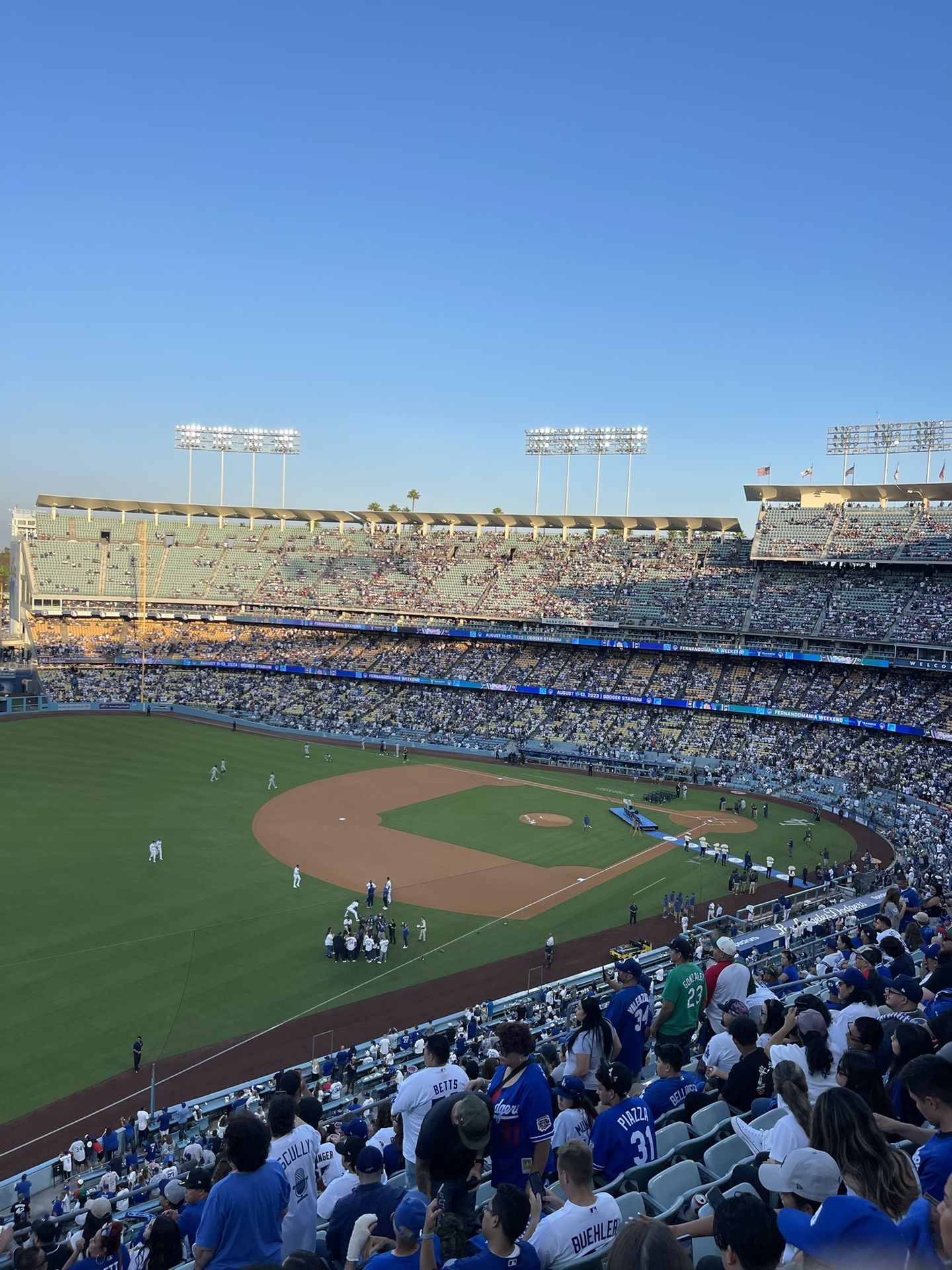 DODGERS v Padres- WORLD SERIES Trophy - Aisle Seats