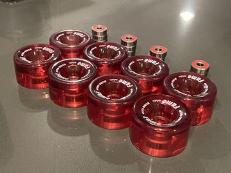 SureGrip Fame Clear Pink Indoor Wheels