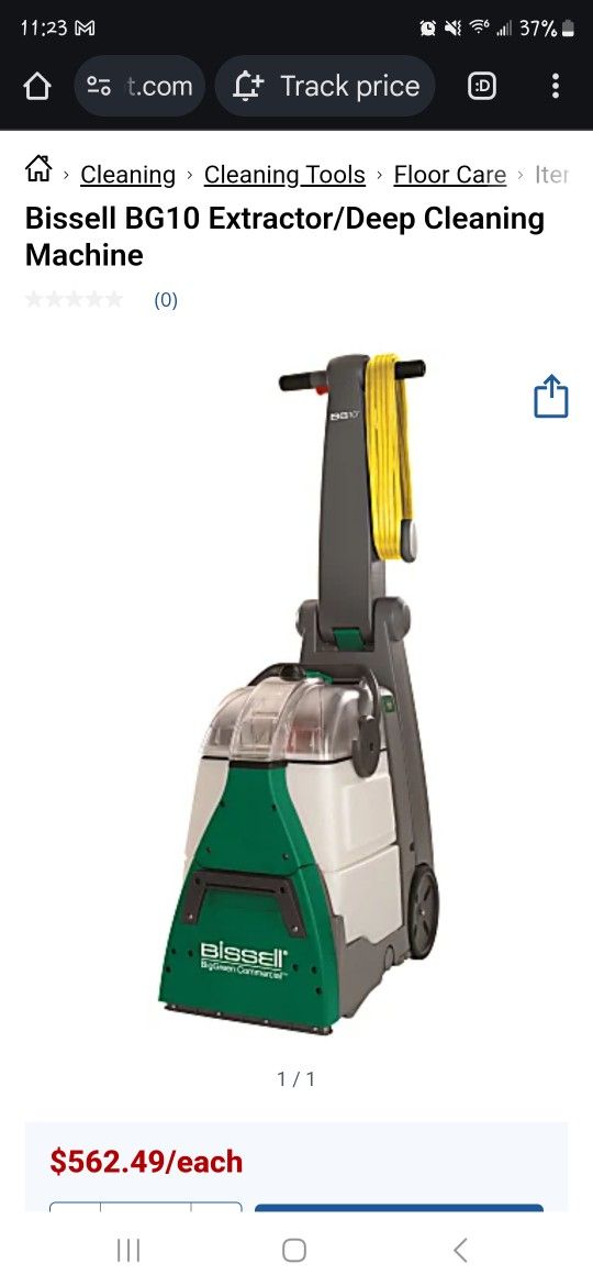 Bissell Commercial Carpet Cleaner