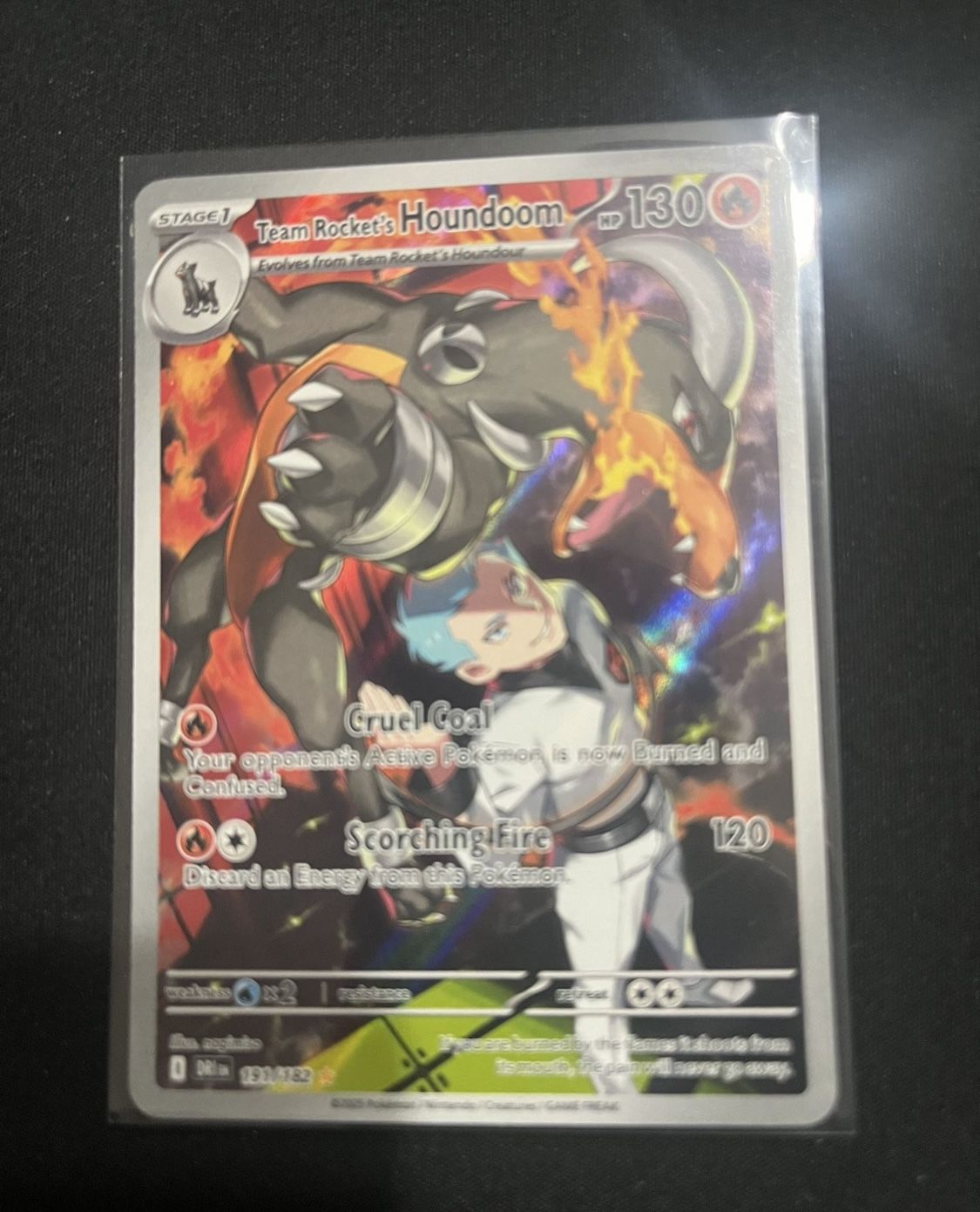 Pokemon Destined Rivals Houndoom Mint