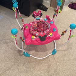 Minnie Mouse Peekaboo activity jumper