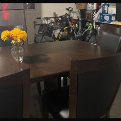 Dining Table & 6 Chairs Reduced Price Must Go This Week (reduced Price)