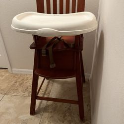 Baby highchair, crib and pack and play