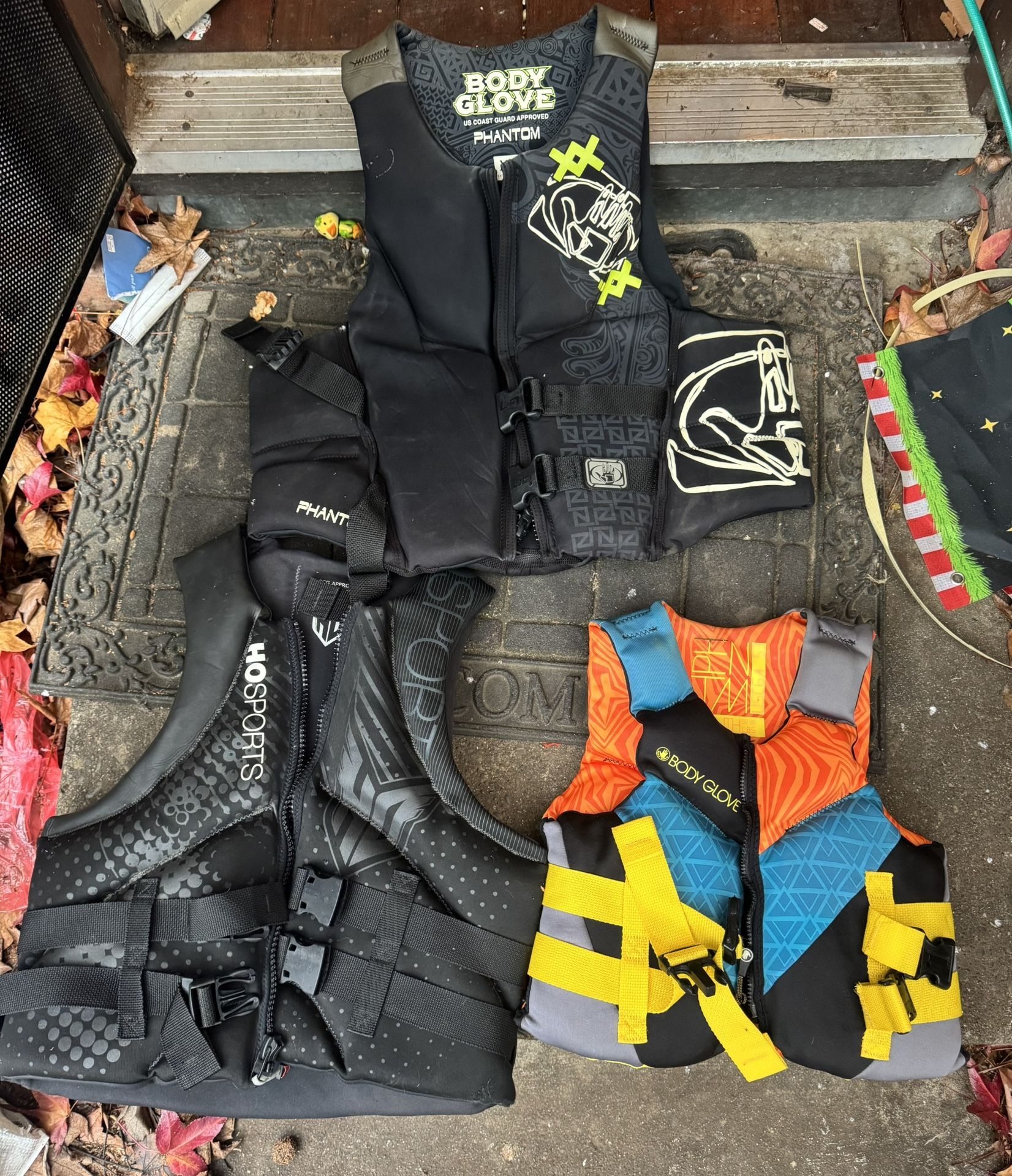 all 3 Lifevest Jackets