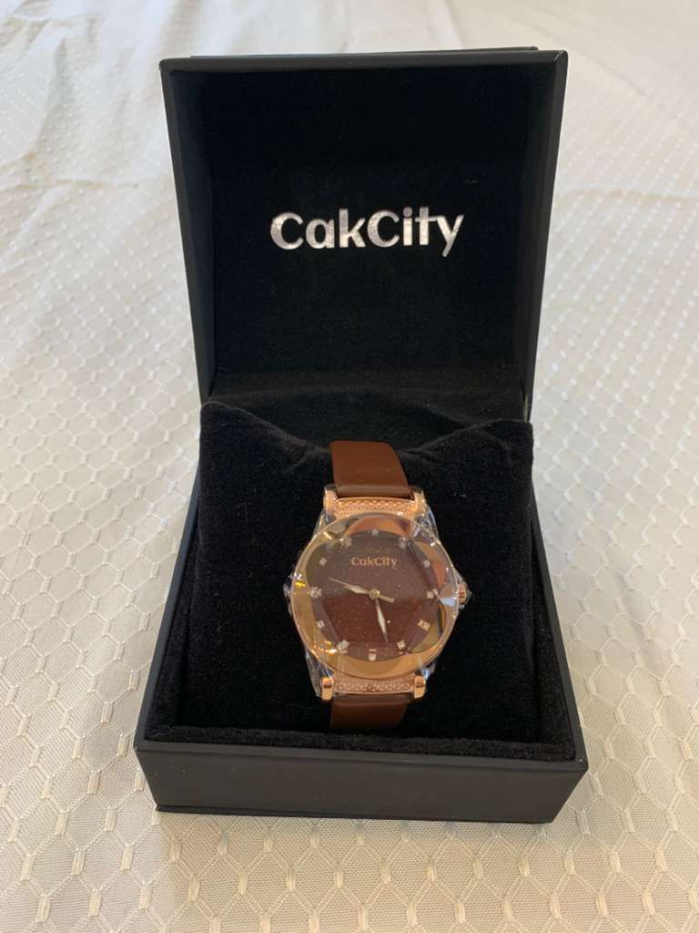 Brand New - CakCity Starry Sky Watch in Brown/Gold