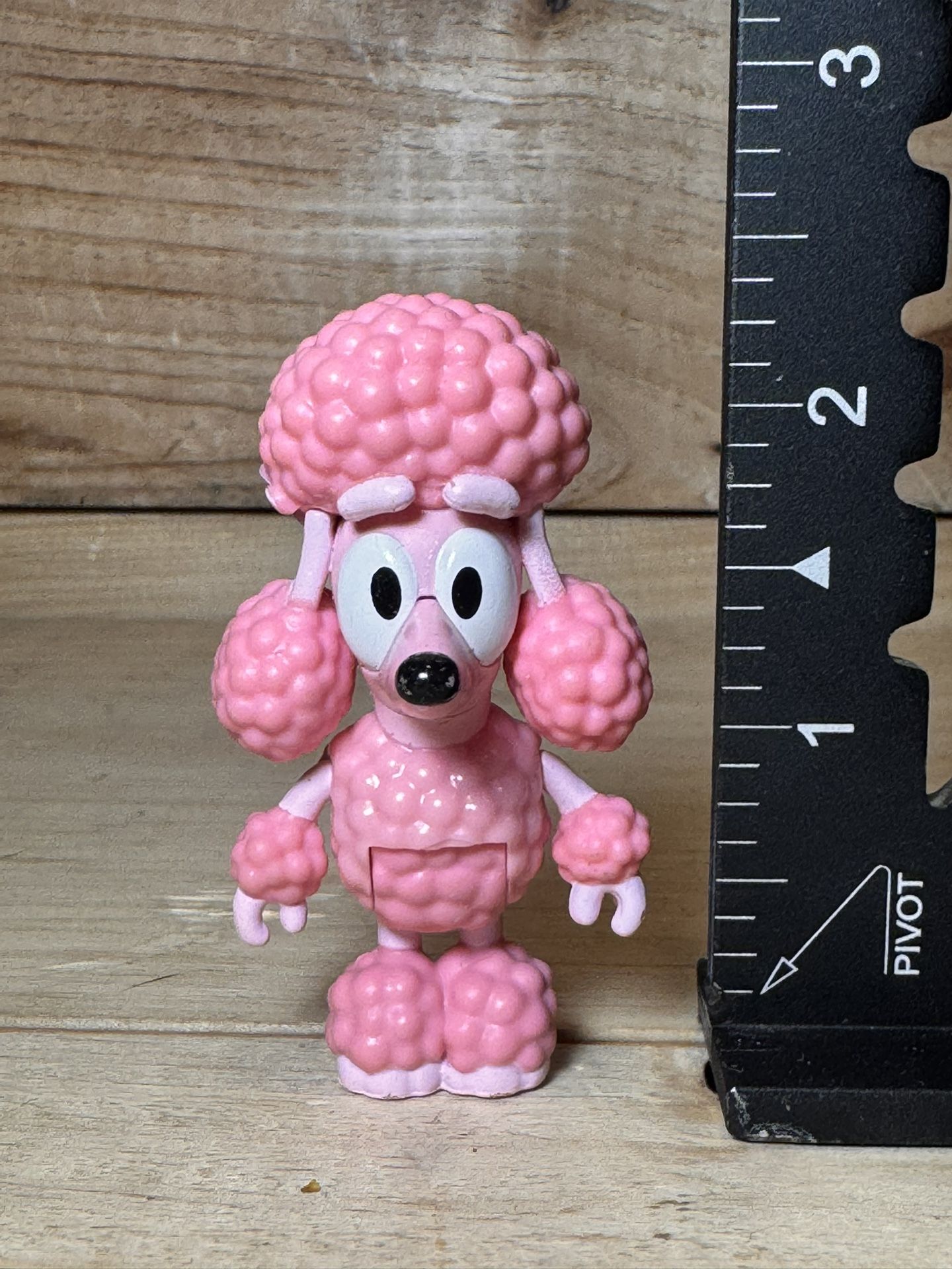 Bluey & Friends Poseable Coco Pink Poodle Figure Moose Toys 2.25”