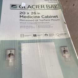 Glacier Bay Frameless Medicine Cabinet 