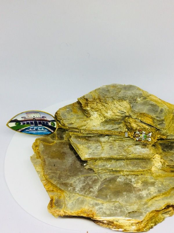 Vintage Souvenir GRANADA Enamel Spoon