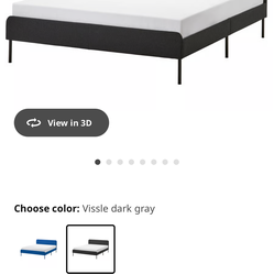 Full size Bed frame and mattress