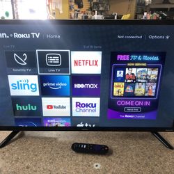 Onn 32” Tv Smart Roku 