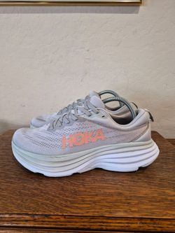 Hoka One One Bondi 8 Athletic Running Shoes 
Women's Size US 9.5 B