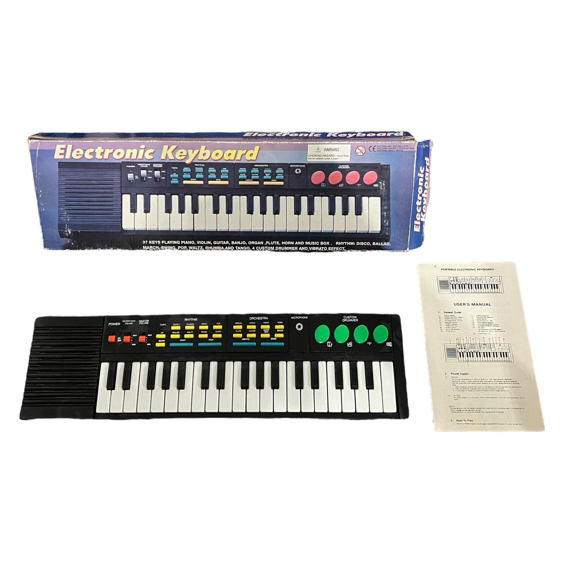 Hing Hon Ek-001 Square Wave Electronic Keyboard Untested AS IS