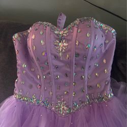 Quince  purple dress