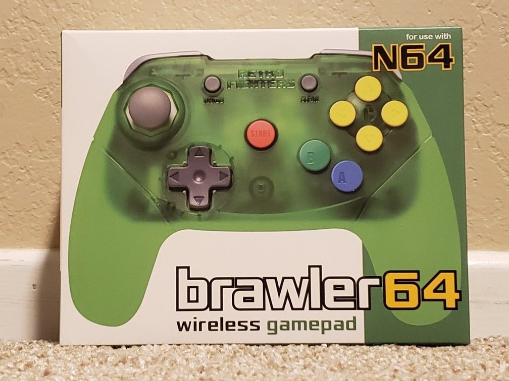 Retro Fighters Brawler64 Wireless N64 Controller Nintendo 64
