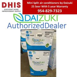 Daizuki 18000 BTU 25 Seer 220v Mini Split Air Conditioners