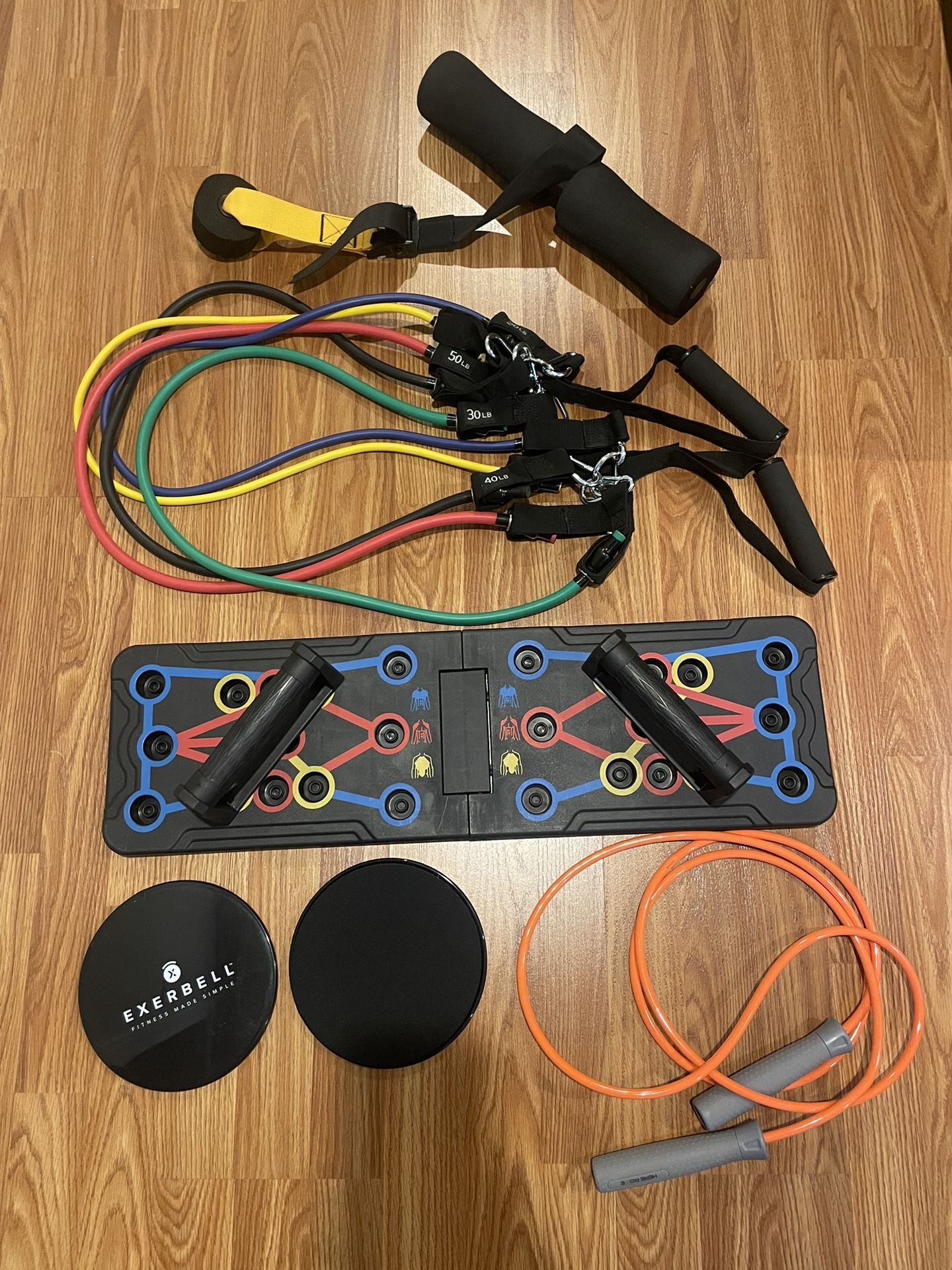 Multiple Workout And Exercise Items