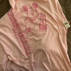 Bran New Disneyland Pink Shirt 2xl