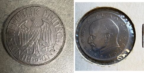 Germany 2 Mark 2 Coin Lot - OBO