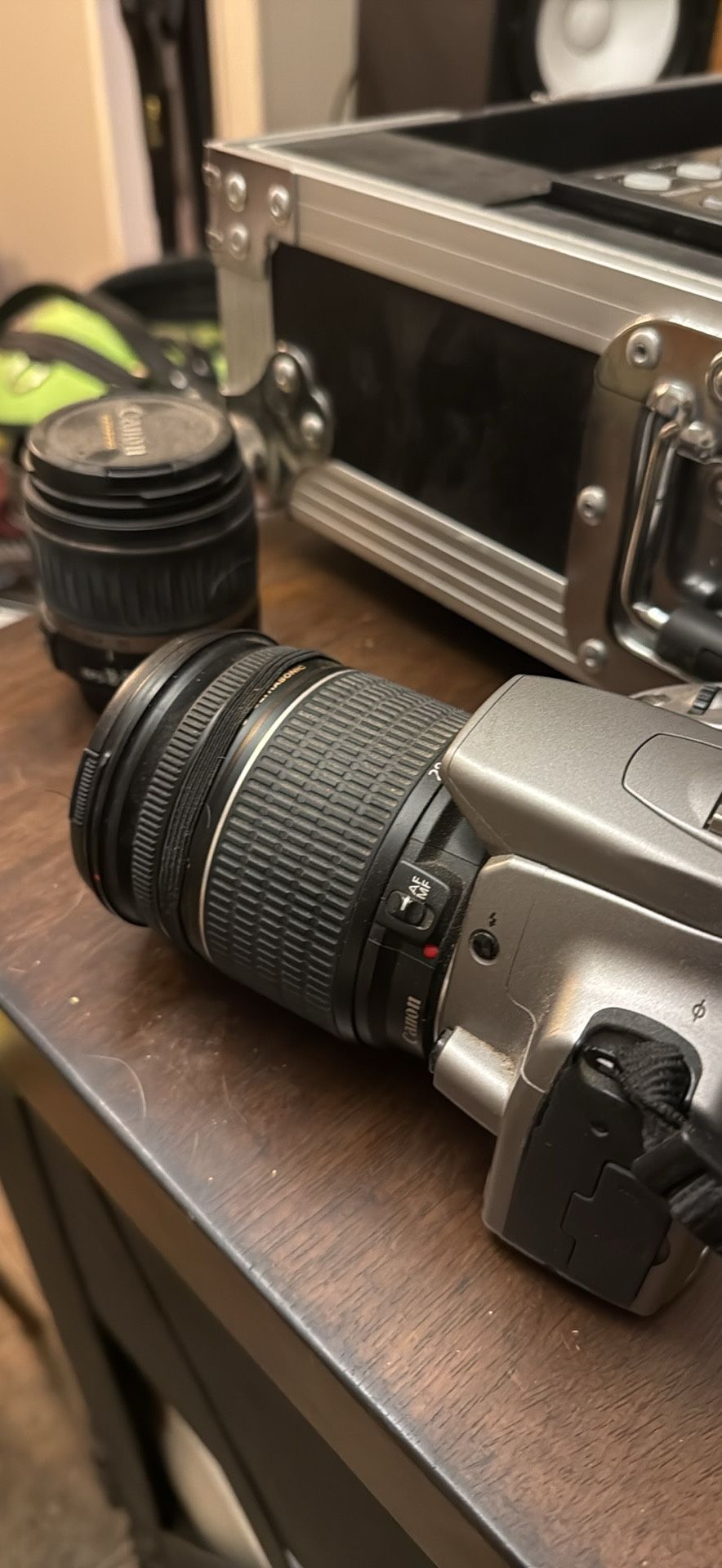 Canon Rebel XT with Kit Lens And 28/200 Zoom Lens