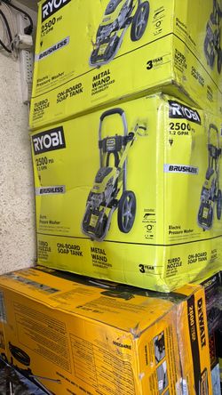 Ryobi 2500 PSI Brushless Electric Pressure Washer