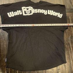 Walt Disney World Disneyland Black Spirit Jersey ADULT Size XL