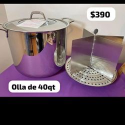 Princess House Vaporera 40 Qtos Acero Inoxidable Con Garantía,esta En Oferta 