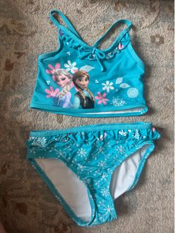 Frozen/Elsa swimsuit / brand new : 5/6 size