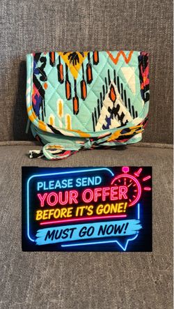 Vera Bradley Quilted Cosmetic Bag