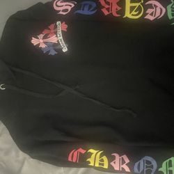 Chrome Hearts Cross Hoodie 'Black/Multicolor'