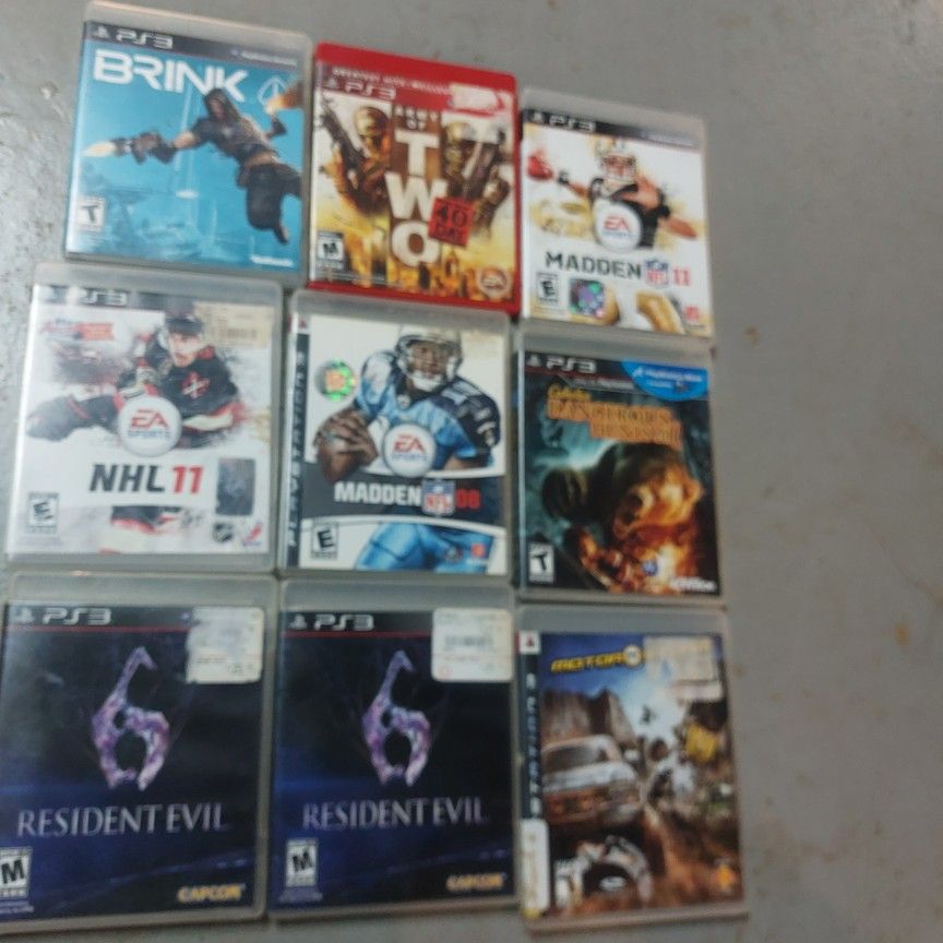 Ps3 Games 5 Dollars Each