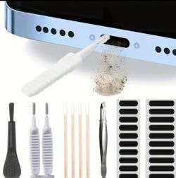 Multi-Functional Tool Set for Cleaning and Maintenance of Mobile Phone and Tablet Computers - Dust-Proof Protection!
