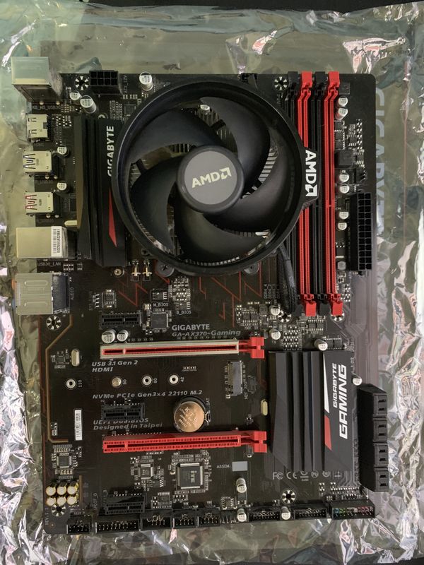 RYZEN 5 1600 CPU + X370 OC GAMING MOTHERBOARD COMBO PC for Sale in
