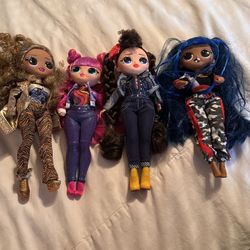 LOL DOLLS  4  defective hands