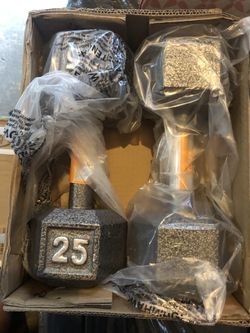Dumbbells set of 25lbs