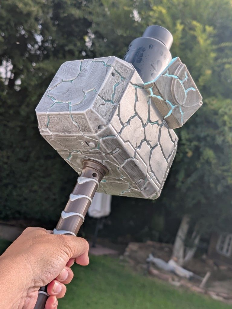 Mighty Thor's Hammer Mjolnir Light Up Drink Holder