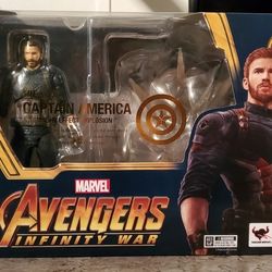 S.h Figuarts Infinity War Captain America, In Good Condition