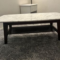 Marble coffee table