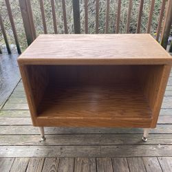 Small Oak Side Table/ Read Description And Look At The Pictures 