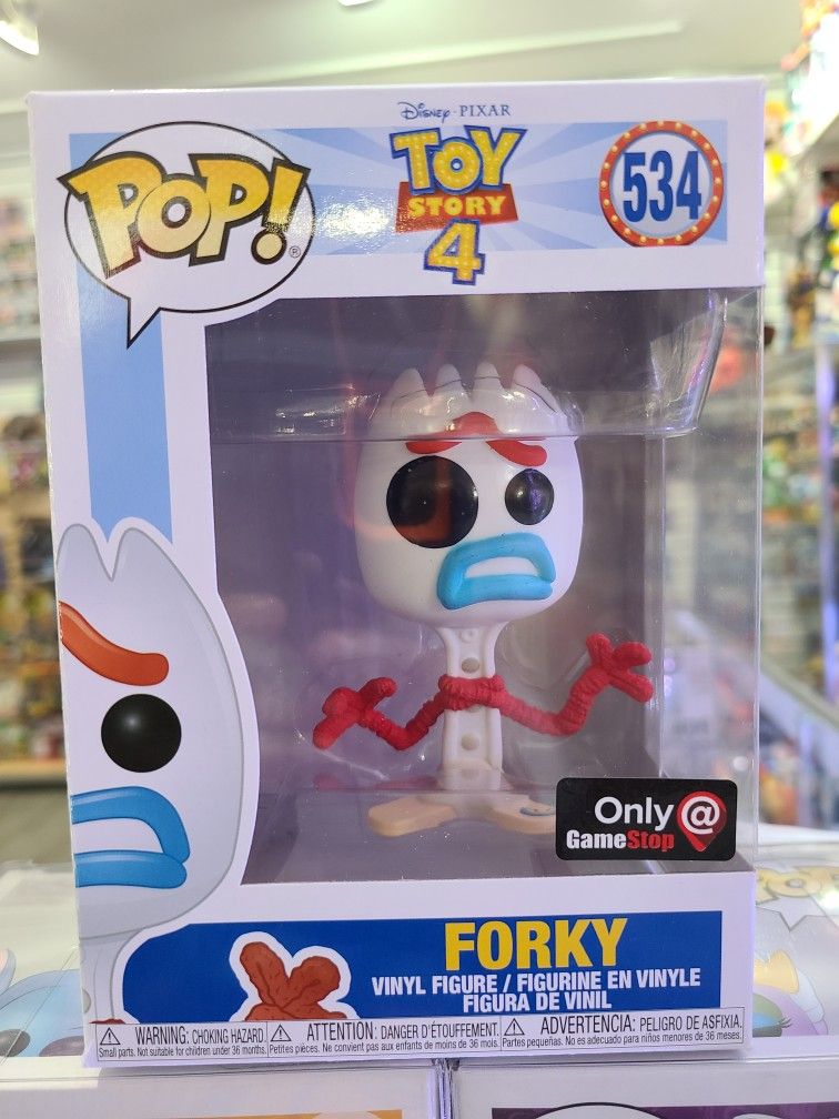 Funko Pop Forky #534 Disney Pixar Toy Story 4 Vinyl Figure GameStop.